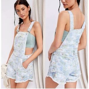 Anthropologie Pilcro Cut-Off Short Overalls